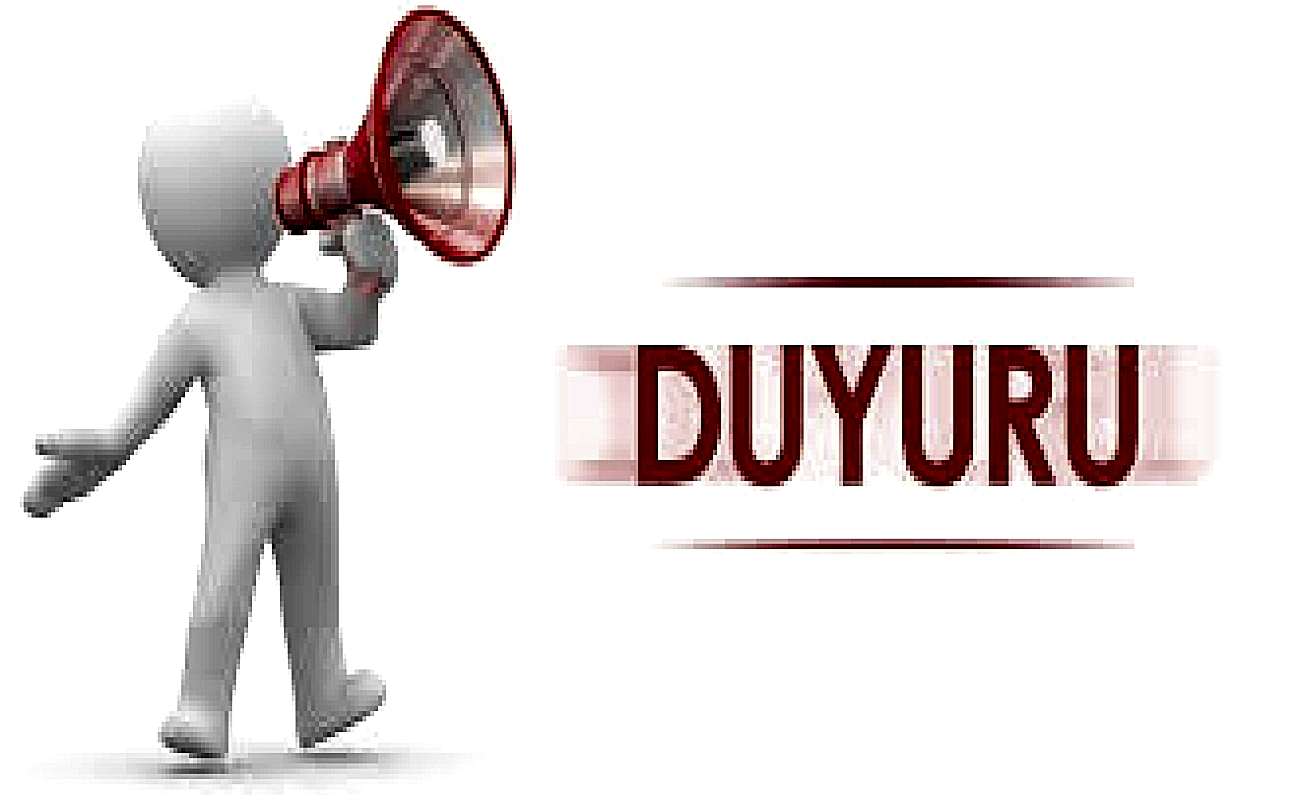DUYURU..! SINAV TAKVİMİ