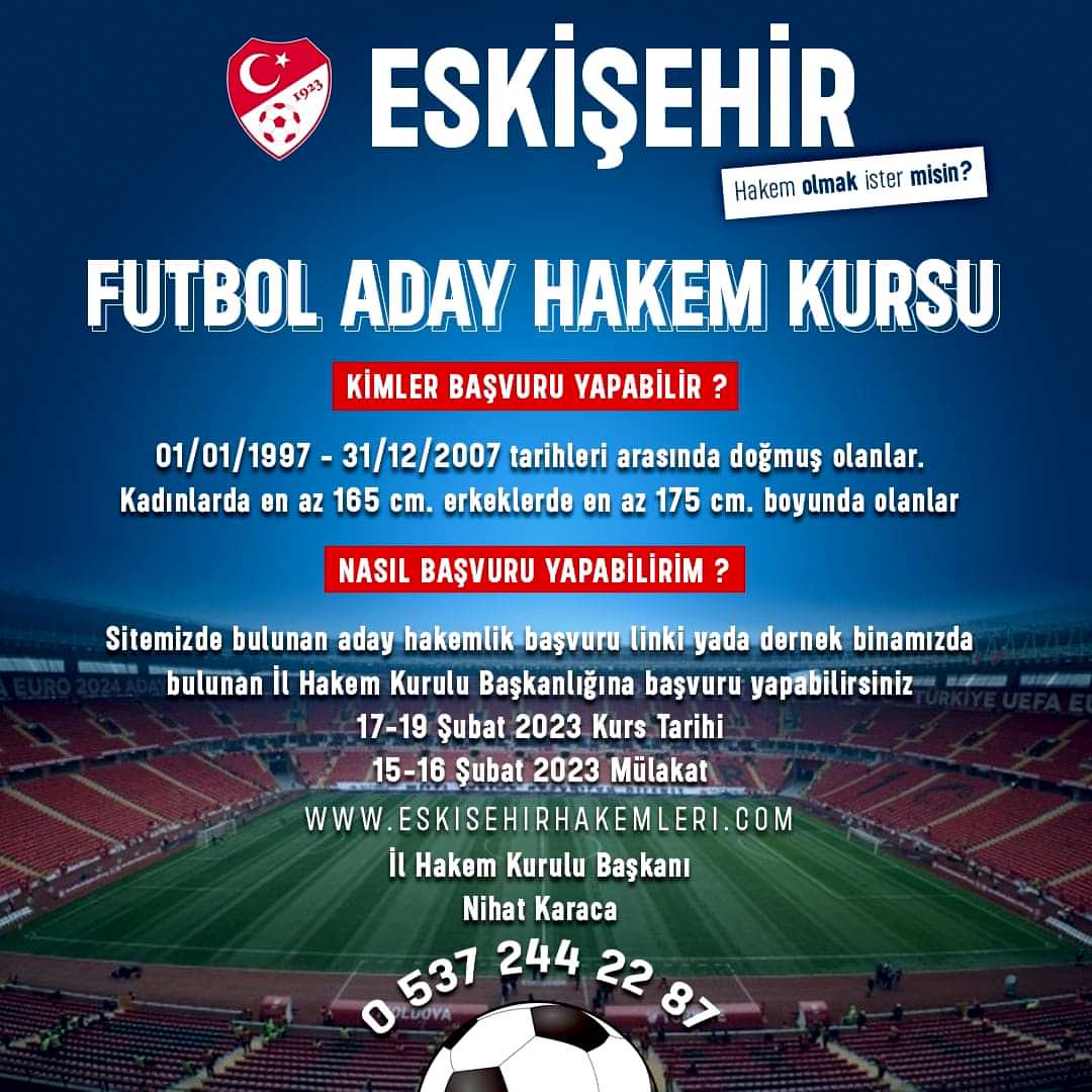 Hakem Olmak İster Misiniz?